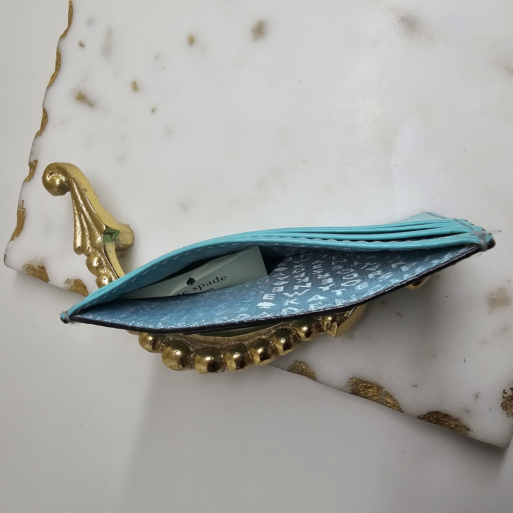 Kate Spade Turquoise Card Holder and Bangle Set - Picture 5 of 7